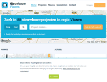 Tablet Screenshot of nieuwbouw-vianen.nl